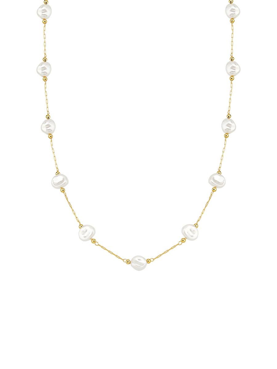 Choker Pérola e Bola Lisa