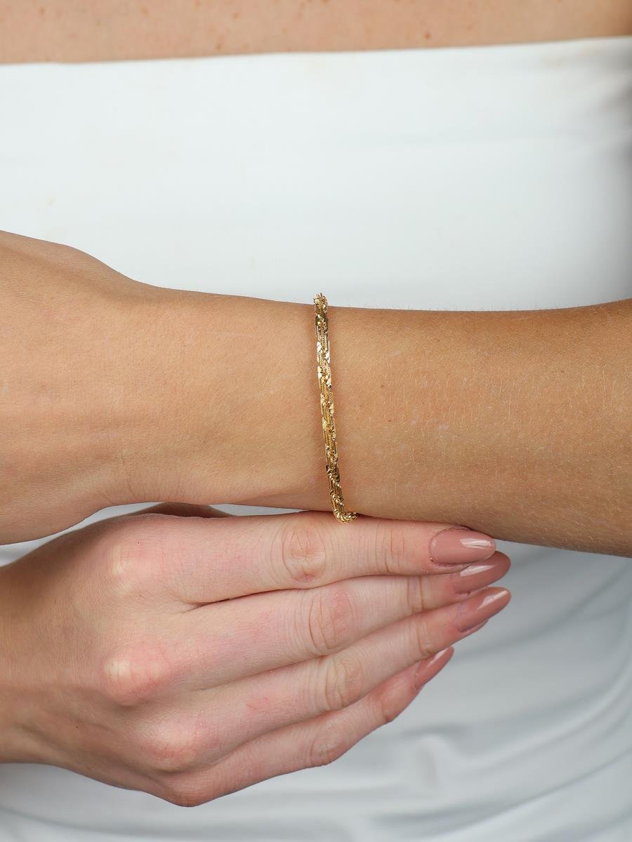 Pulseira Cordão Baiano Diamantada
