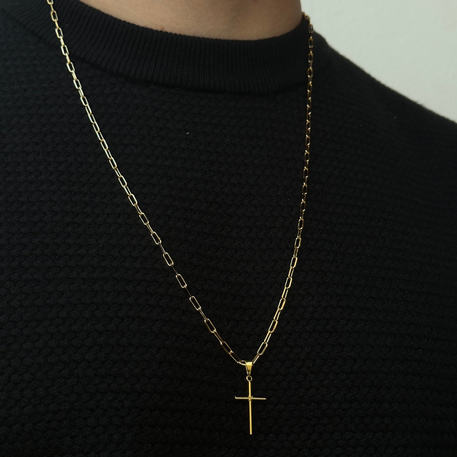 Colar Cartier Com Cruz Palito | Masculino
