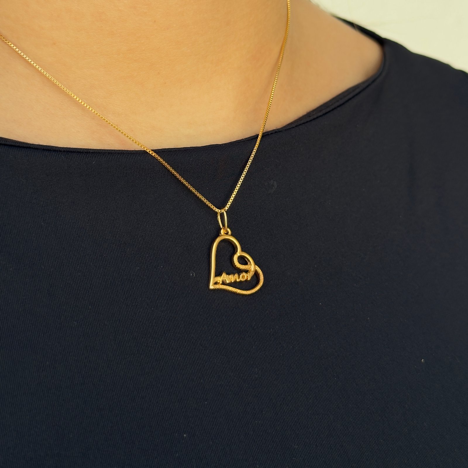 Colar Coração Amor